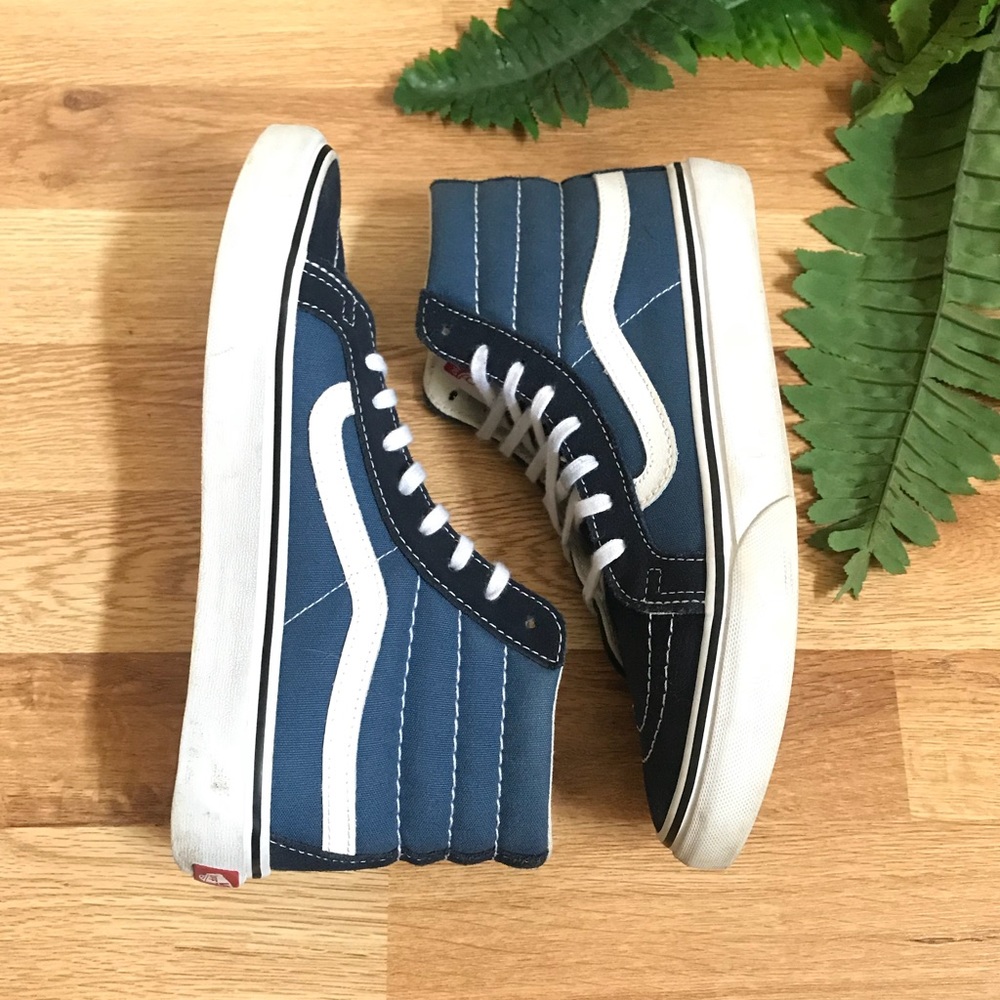 VANS Sk8-Hi Womens Two Tone Navy Blue